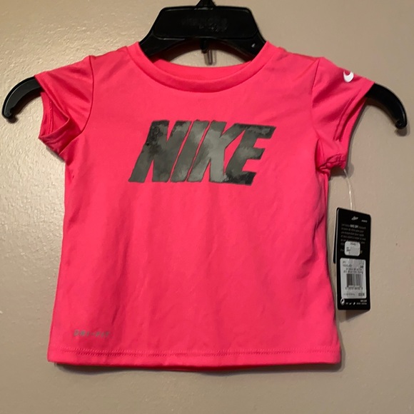 Nike Pink Tee, 24M - Picture 1 of 3